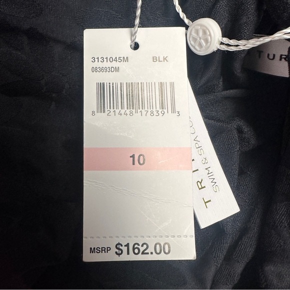 Trina Turk Women's Standard Joplin Cut Out One Piece Swimsuit Plunge NWT Size 10 - Picture 8 of 9